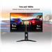 Gigabyte M27UA 27" UHD 3840x2160 SS IPS 160Hz 1ms MPRT Height Adjustable 2x HDMI 2.1 1x DisplayPort 1.4 1x USB-C Gaming Monitor, M27UA-SA