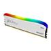 Kingston FURY Beast RGB SE 16GB (2x8GB) DDR4 3600MHz CL17 White Desktop Memory (KF436C17BWAK2/16)