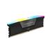 CORSAIR Vengeance RGB 192GB (4x48GB) DDR5 5200MHz CL38 Black 1.25V Desktop Memory - Intel XMP (CMH192GX5M4B5200C38)