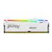 KINGSTON FURY Beast RGB 64GB (2x32GB) DDR5 5200MHz CL36 White 1.25V UDIMM - Desktop Memory - INTEL XMP/ AMD EXPO (KF552C36BWEAK2-64)