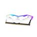 TeamGroup T-FORCE DELTA RGB 32GB (2x16GB) DDR5 6400MHz CL32 White 1.35V UDIMM - Desktop Memory - INTEL XMP (FF4D532G6400HC32ADC01)