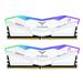 TeamGroup T-FORCE DELTA RGB 32GB (2x16GB) DDR5 6400MHz CL32 White 1.35V UDIMM - Desktop Memory - INTEL XMP/ AMD EXPO (FF4D532G6400HC32ADC01)(Open Box)