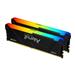 KINGSTON FURY Beast RGB 16GB (2x8GB) DDR4 3600MHz CL17 Black 1.35V UDIMM - Desktop Memory - INTEL XMP/ AMD (KF436C17BB2AK2/16)
