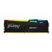 KINGSTON FURY Beast RGB 128GB (4x32GB) DDR5 5200MHz CL40 Black 1.25V UDIMM - Desktop Memory - INTEL XMP (KF552C40BBAK4-128)