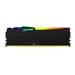 KINGSTON FURY Beast RGB 128GB (4x32GB) DDR5 5200MHz CL40 Black 1.25V UDIMM - Desktop Memory - INTEL XMP (KF552C40BBAK4-128)