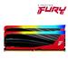 KINGSTON FURY Renegade RGB 48GB (2x24GB) DDR5 8000MHz CL36 Black 1.45V UDIMM - Desktop Memory - INTEL XMP (KF580C36RLAK2-48)