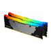 KINGSTON FURY Renegade RGB 16GB (2x8GB) DDR4 3600MHz CL16 Black 1.35V UDIMM - Desktop Memory - INTEL XMP/ AMD (KF436C16RB2AK2/16)