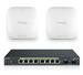 EnGenius EWS2910P-Kit-300 Affordably create or expand a Wi-Fi network with a WLAN Controller PoE Switch and two APs