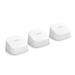 Eero 6 AX1800 Whole Home Mesh Wi-Fi 6 System (3 Pack), Dual-Band, Supports speeds up to 500 mbps, Connect to Alexa, Coverage up to 4500 sq. ft, one router + two extenders