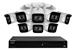 Lorex Fusion 4K (16 Camera Capable) 4TB Wired NVR System with Eight IP Bullet Cameras