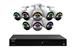 Lorex Fusion 4K (16 Camera Capable) 4TB Wired NVR System with Eight Bullet Camera Featuring Smart Security Lighting and 2-Way Audio