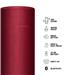 ULTIMATE EARS MegaBoom 3 Bluetooth Wireless Speaker, Sunset Red (984-001394) | 360° sound with deep bass | Waterproof + floats + virtually indestructible | 20-hour rechargeable battery life | 45m (150 ft) Bluetooth® wireless range(Open Box)