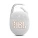 JBL Clip 5 Ultra-Portable Waterproof Speaker with Carabiner, White