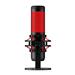 HYPERX QuadCast Electret Condenser Microphone - Black, Red - Stereo -36 dB - Bi-directional, Cardioid, Omni-directional - Shock Mount HX-MICQC-BK