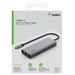 Belkin AVC008btSGY Connect 6-in-1 USB-C Multiport Adapter(Open Box)