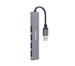 KOPPLEN Ultra Slim USB3.0 4 Port Hub, 4* USB3.0, Space Grey