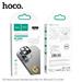 HOCO 3D Metal Frame Flexible Lens Film for iPhone 12 5.4" - black(Open Box)