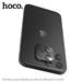 HOCO 3D Metal Frame Flexible Lens Film for iPhone 12 5.4" - black