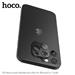 HOCO 3D Metal frame flexible lens film for iPhone Pro Max 12 6.7" (A18) -black