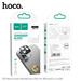 HOCO 3D Metal frame flexible lens film for iPhone 12 6.1" (A18) -black