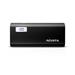 ADATA P12500D 12500mAh Power Bank with LED Display - Black