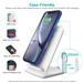 Choetech 15W Fast Wireless Charging Stand | White