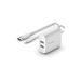 Belkin WCD001DQ1MWH BoostCharge 24W Dual USB-A Wall Charger with Lightning to USB-A Cable