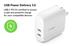 Belkin WCB006dqWH BoostCharge 40W Dual USB-C PD Wall Charger