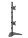 Brateck 17"-32" Vertical Dual-Monitor Steel Articulating Monitor Mount | Vesa 100x100,75x75 | Max Load 9KG Per Arm | Matte Black.(Open Box)