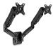 Mount-It! MI-766 Dual Arm Monitor Wall Mount, supports monitors with 75 x 75 and 100 x 100 VESA patterns and screens up to 27"