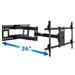 Mount-It! MI-392 Dual Arm TV Wall Mount with Extra Long Extension, fits TVs with VESA pattern from 100x100mm to 800x400mm, screens up to 90"