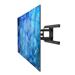 Kanto PMX800 Pro Series Full Motion TV Wall Mount with Adjustable Horizontal Offset for 55" - 120" TVs-Black