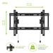 Kanto TE300SG Extendable Tilting Outdoor Weatherproof Locking TV Wall Mount for 45” to 100” TVs-Black