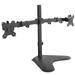 Mount-It! MI-2781B Dual Monitor Desk Stand screens up to 32" and up to 17.6 pounds on each arm- Black