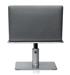 Mount-It! MI-7272 Height Adjustable Laptop & Monitor Stand, fits most laptops from 11" x 15" and monitor screens from 24" - 32" - Silver