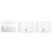 Eero 6 AX1800 Whole Home Mesh Wi-Fi 6 System (3 Pack), Dual-Band, Supports speeds up to 500 mbps, Connect to Alexa, Coverage up to 4500 sq. ft, one router + two extenders