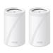 TP-Link (Deco BE65) BE11000 Tri-Band Whole Home Mesh Wi-Fi 7 System (2-Pack), 11 Gbps, 5200 Sq.Ft, 4× 2.5 G Ethernet, 6G Band, AI-Driven Band, HomeShield