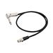 SHURE WA304 Instrument Cable (2 ft.) | Right-Angle 1/4" to TA4F Cable | For SHURE Wireless Systems