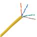 iCAN Stranded CAT6 RJ45 Cable, UL, FT4  24AWG EITA/TIA 568B2 1G Rated - 1000 ft.(Light Yellow) (C6E-1KFT4ST-LYL)