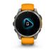 Garmin fenix 8 – 47 mm, AMOLED Sapphire, Titanium with Spark Orange/Graphite Silicone Band