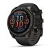 Garmin fenix 8 – 47 mm,AMOLED Sapphire,Carbon Gray DLC Titanium with Black/Pebble Gray Silicone Band