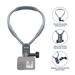 TELESIN Magnetic Neck Holder Mount for Action Cameras & Phones | Flexible Silicone Collar & High Toughness | Wide Compatibility (TE-HNB-002)
