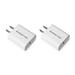 IOGEAR GearPower™ Compact USB-C 20W Charger, 2 Pack