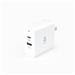 LBT Ultra Fast 30W Dual-port PD Wall Charger (18W + 12W) - White