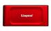 Kingston XS1000 2TB  Red External USB 3.2 Gen 2, up to 1,050MB/s read, 1,000MB/s write Portable Solid State Drive, (SXS1000R/2000G)