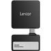 Lexar Professional Go Portable SSD with Hub, SL400(Model), 2TB, Black (LSL400S002T-RNBNU)