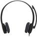 Logitech H151 Stereo Wired Headset Over-the-head - Noise Canceling (981-000587)(Open Box)