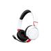 HyperX Cloud Mini – Wireless Headset. Compatible with PC, Chromebook, Nintendo Switch, PlayStation Controllers, Xbox Controllers, Phones, Laptops, Tablets, Volume below 85dB, Immersive Sound, All day battery life, Connectivity: Bluetooth & 3.5mm audio cable, White