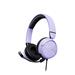 HyperX Cloud Mini – Wired Headset Compatible with PC, Chromebook, Nintendo Switch, PlayStation Controllers, Xbox Controllers, Phones, Laptops, Tablets, Volume levels below 85dB, Immersive Audio, Tuck-away Boom Mic, Connectivity: 3.5mm Jack, Color: Lavender