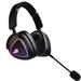 ASUS ROG Delta II Wireless Gaming Headset (50mm Titanium Drivers, ROG SpeedNova, 10mm Super-Wideband Mic, 110+HR Battery, DualFlow Audio, BT, 2.4 GHz, 3.5 mm, For PC, Switch, PS4, PS5, Xbox) - Black